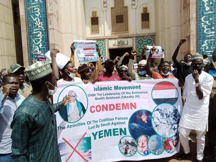  rally condemning saudi for aggression against yemen 